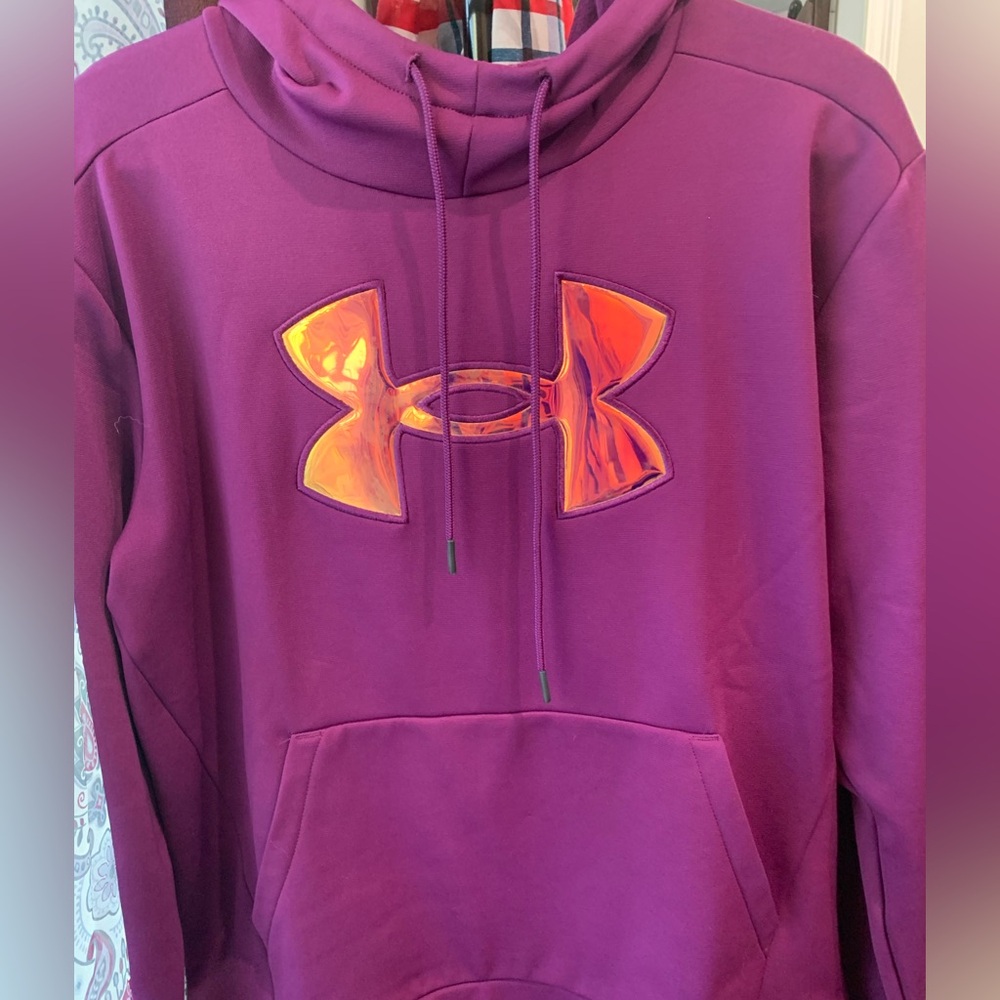 Under Armour Maroon Loose Fit Hoodie